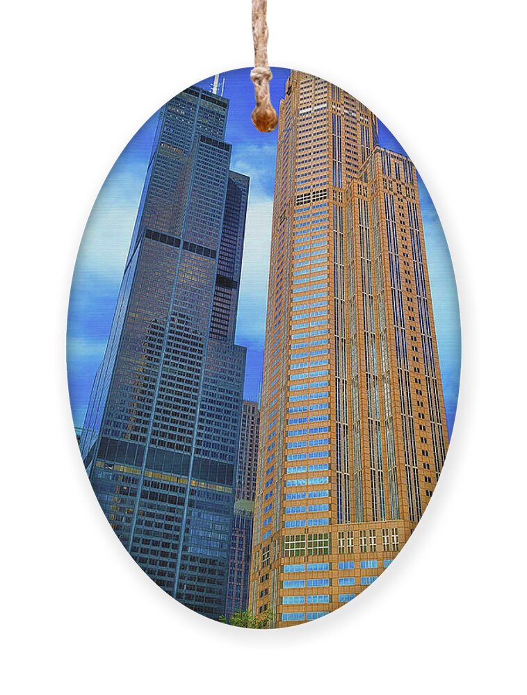 Chicago Ornament featuring the photograph Chicago 33 by CHAZ Daugherty