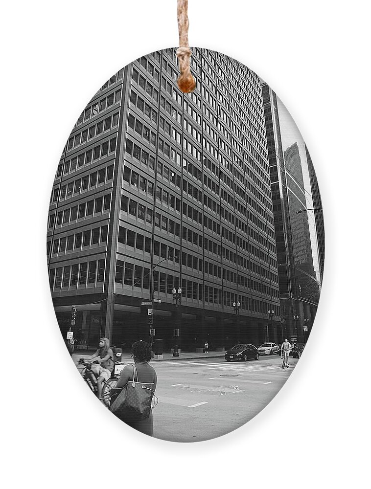 Chicago Ornament featuring the photograph Chicago Life by Britten Adams