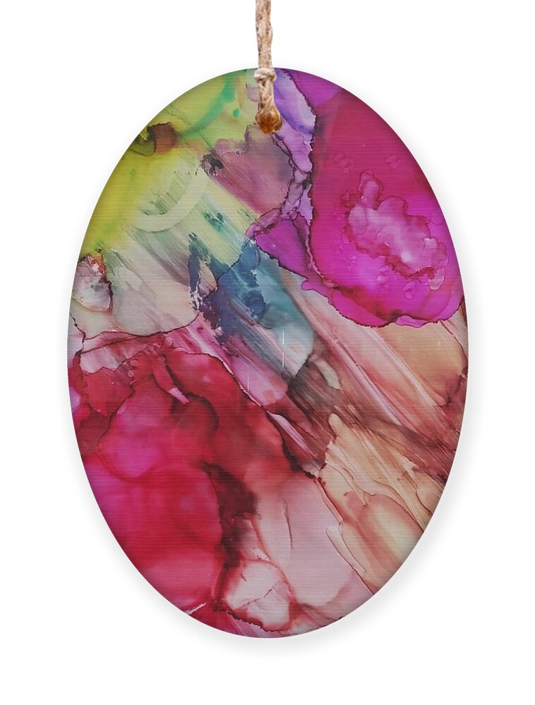 Abstract Ornament featuring the painting Choices by Katy Bishop