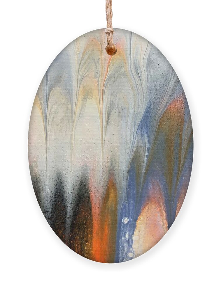 Abstract Ornament featuring the painting Choir Sings by Soraya Silvestri