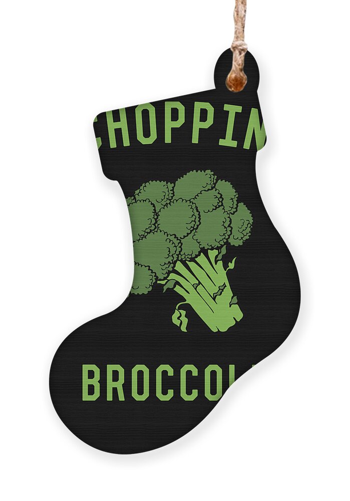 Cool Ornament featuring the digital art Choppin Broccoli by Flippin Sweet Gear