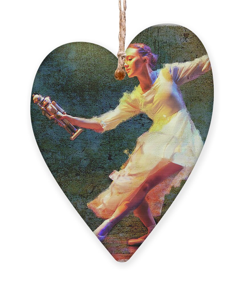 Ballerina Ornament featuring the photograph Claire_Gracie in Nutcracker by Craig J Satterlee