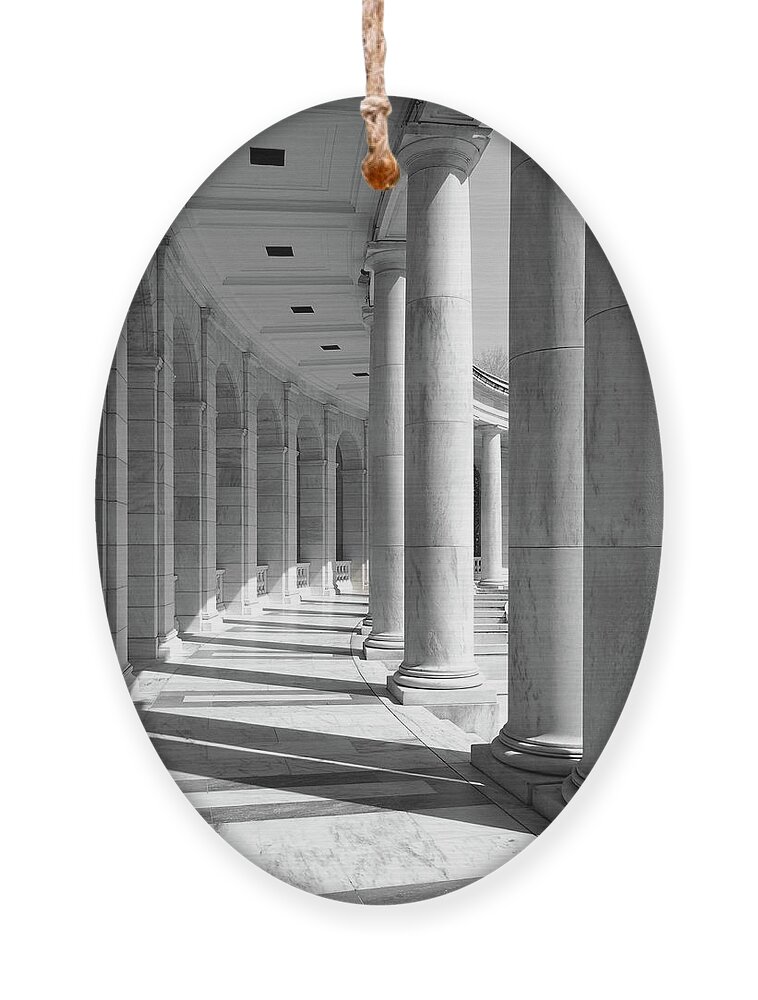 Columns Ornament featuring the photograph Columns 1 by Mike McGlothlen