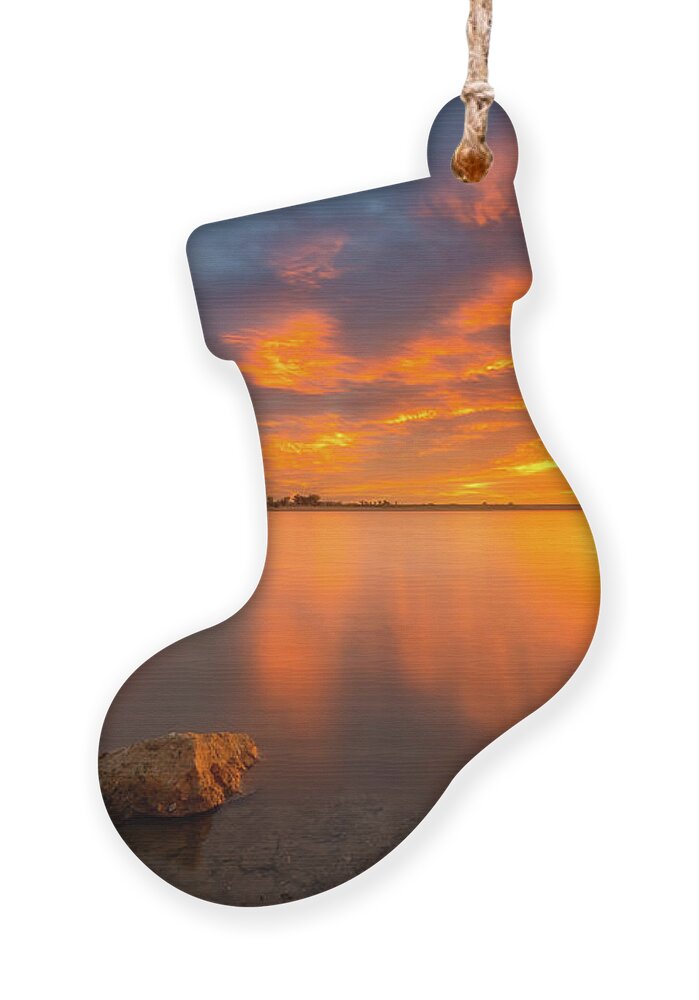 Colorado Ornament featuring the photograph Colorado Lake Sunrise by Ronda Kimbrow