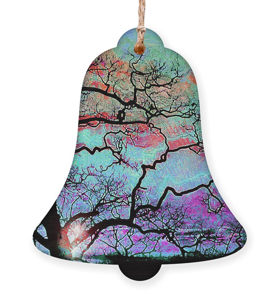 Colorful Ornament featuring the painting Colorful Morning by Bonnie Marie