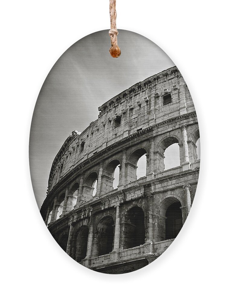 Colosseum Ornament featuring the photograph Colosseum by Dave Bowman