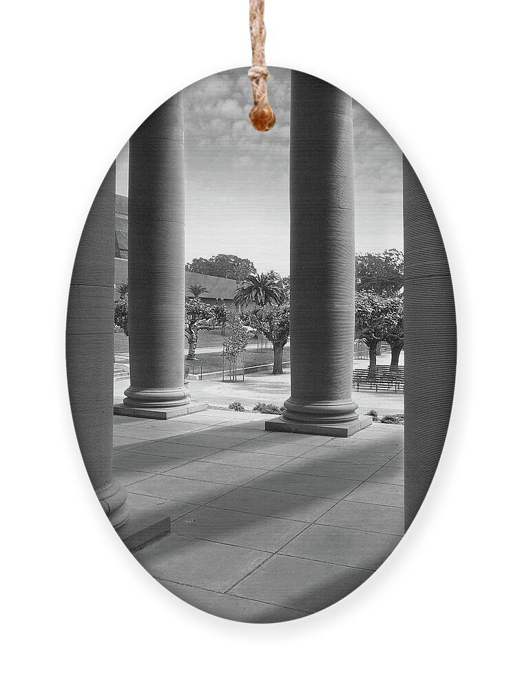 Columns Ornament featuring the photograph Columns 6 by Mike McGlothlen