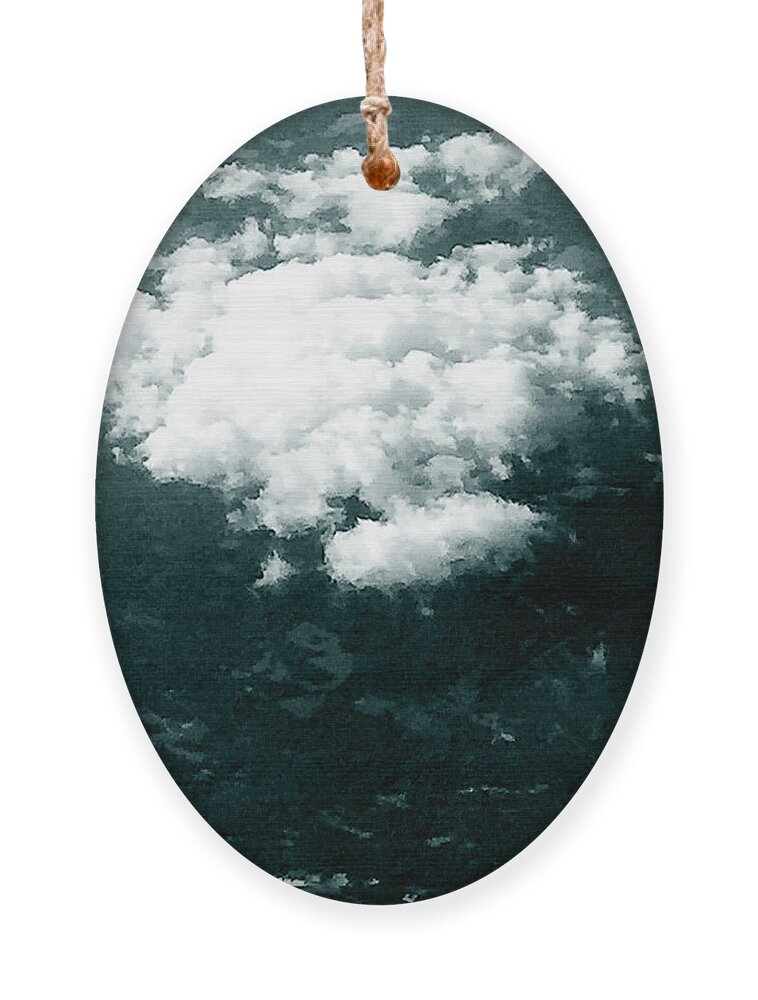 Tantilizing Cumulus Clouds Ornament featuring the photograph Cotton Soft by Trevor A Smith