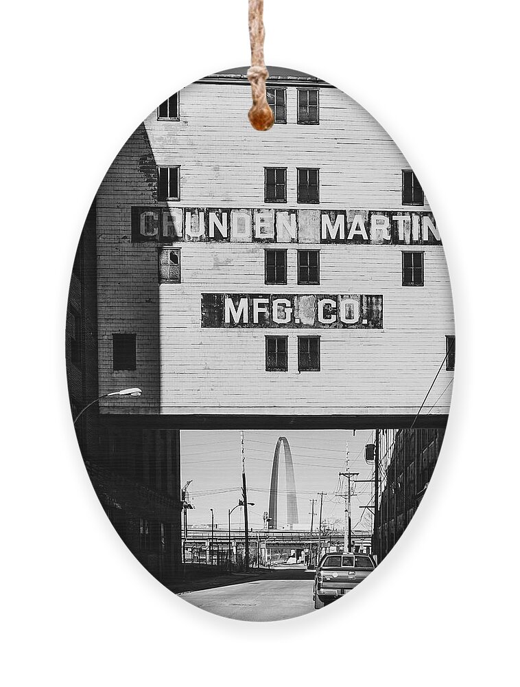 Crunden Martin Mfg Ornament featuring the photograph Crunden Martin MFG by Randall Allen