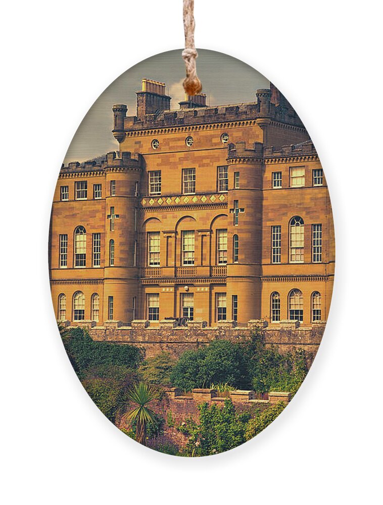 Culzean Castle Ornament featuring the photograph Culzean Castle by Kype Hills