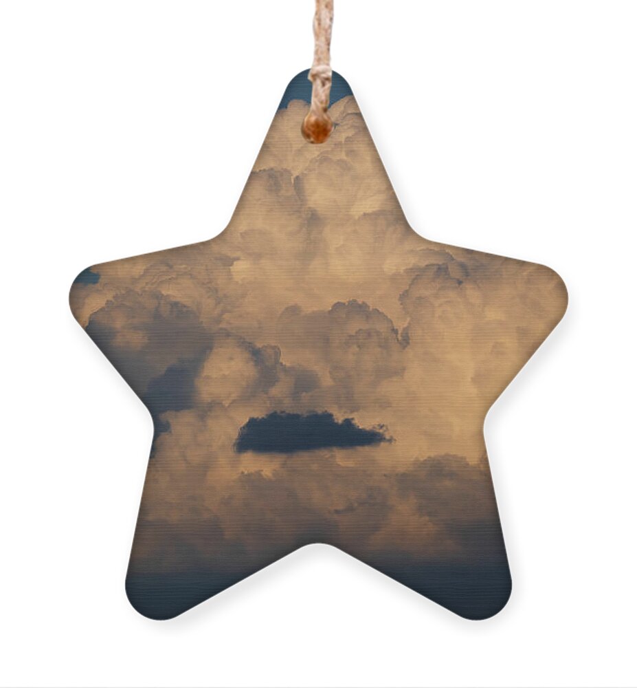 Cumulonimbus Ornament featuring the photograph Cumulonimbus Cloud At Sunset by Artur Bogacki