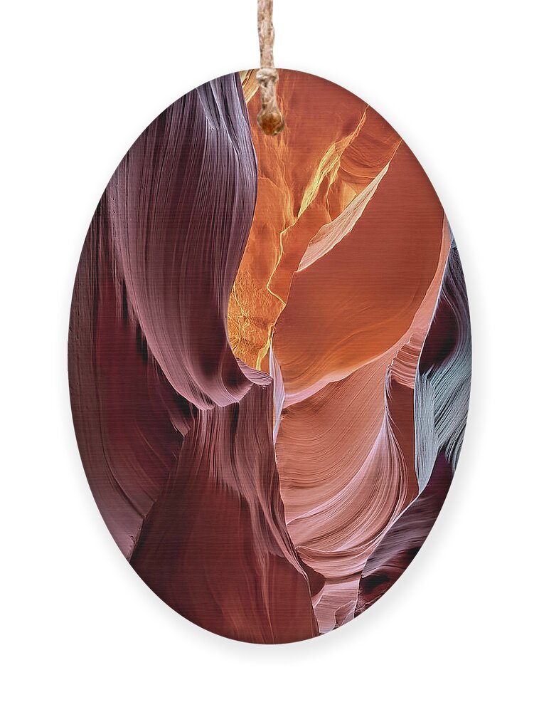 Antelope Canyon Ornament featuring the photograph Curves by Dan McGeorge