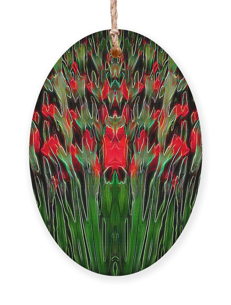 Marc Nader Photo Art Ornament featuring the photograph Dance Of The Budding Irises by Marc Nader