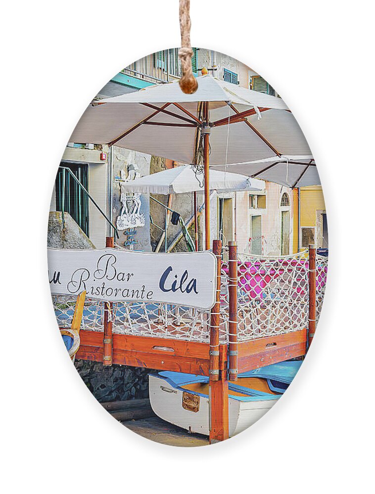 Cinque Terre Ornament featuring the photograph Dau Cila by Marla Brown