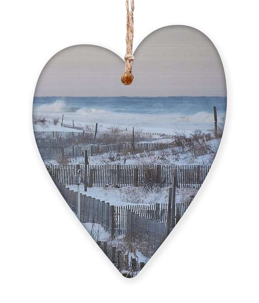 Snow Ornament featuring the photograph Day After the Blizzard by Kim Bemis
