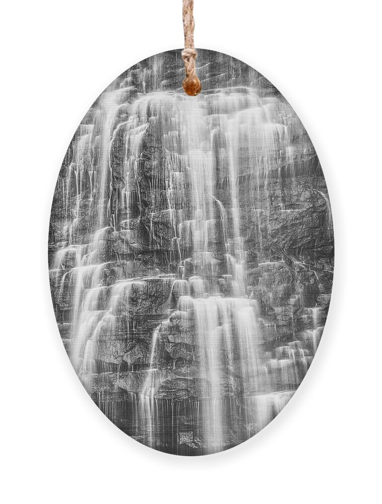 Tennessee Ornament featuring the photograph Denny Cove Falls 9 by Phil Perkins