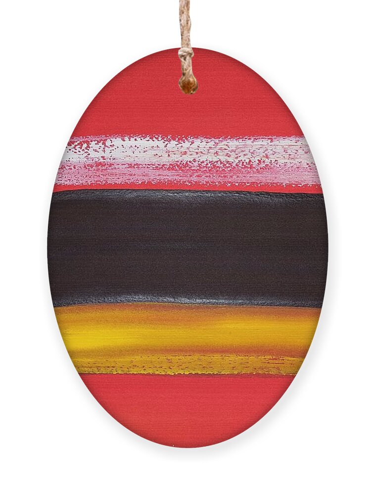 Watercolor Ornament featuring the painting Desert Thunderstorm by John Klobucher