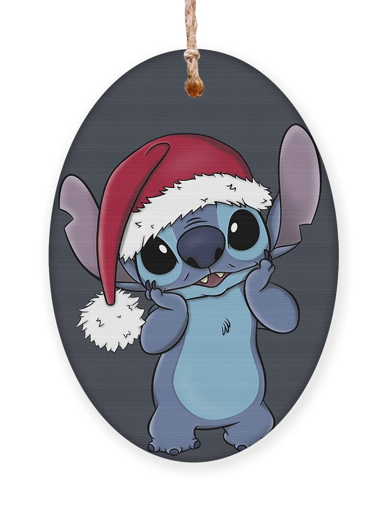 Disney Lilo Stitch Happy Stitch Ornament by Eoghaa KamiM - Pixels