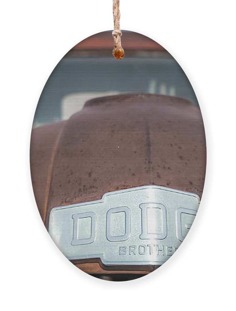 Dodge Ornament featuring the photograph Dodge Brothers by Darrell Foster