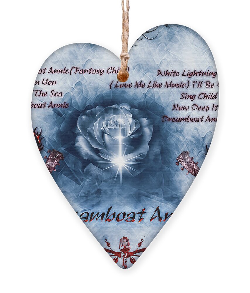 Dreamboat Ornament featuring the digital art Dreamboat Annie by Michael Damiani