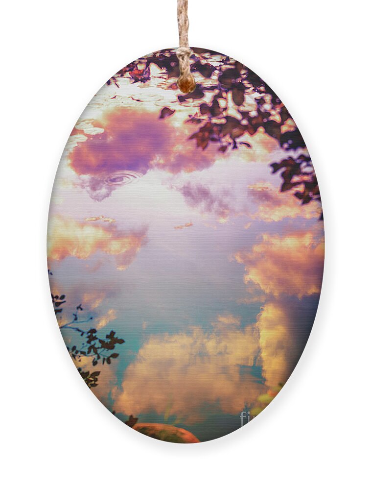 Reflection Ornament featuring the photograph Dreamy Reflections by Becqi Sherman