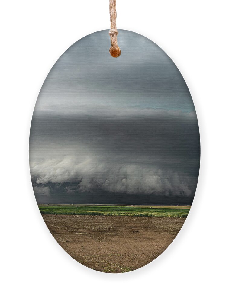 Thunderstorm Ornament featuring the photograph Early Arrival by Marcus Hustedde