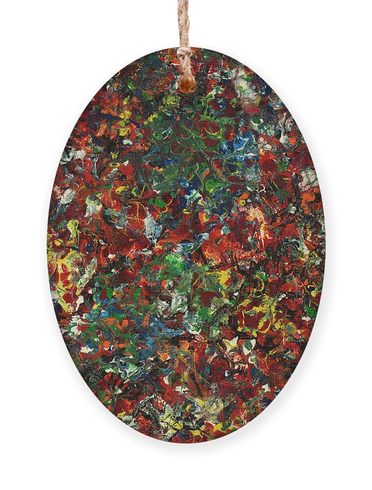 Abstract Ornament featuring the painting Enamel 1 by James W Johnson