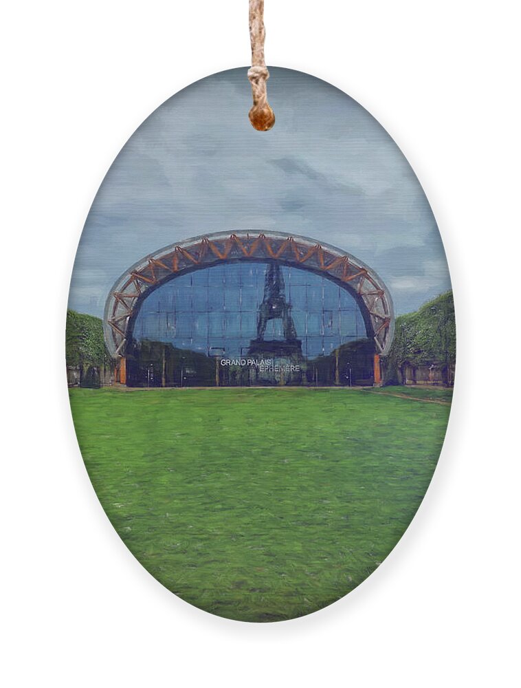 Paris Ornament featuring the photograph Ephemeral Grand Palais - Paris by Yvonne Johnstone