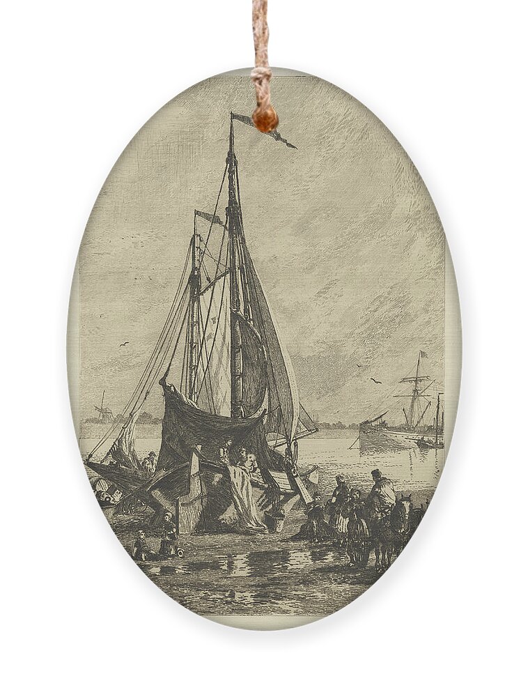 Dutch Ornament featuring the painting Etsning hollandska by MotionAge Designs