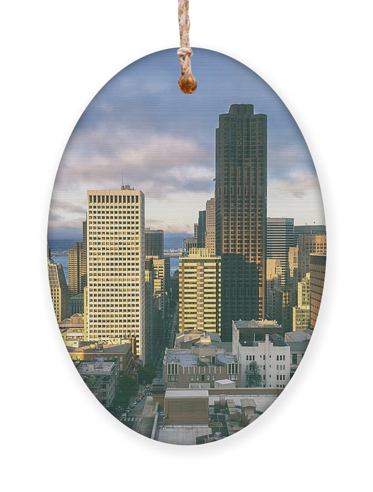 California Ornament featuring the photograph Evening SF by Jonathan Nguyen
