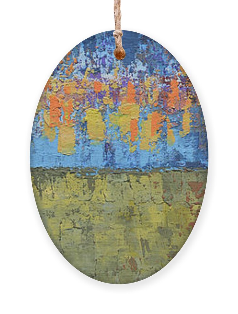  Ornament featuring the painting Every Day by Linda Bailey
