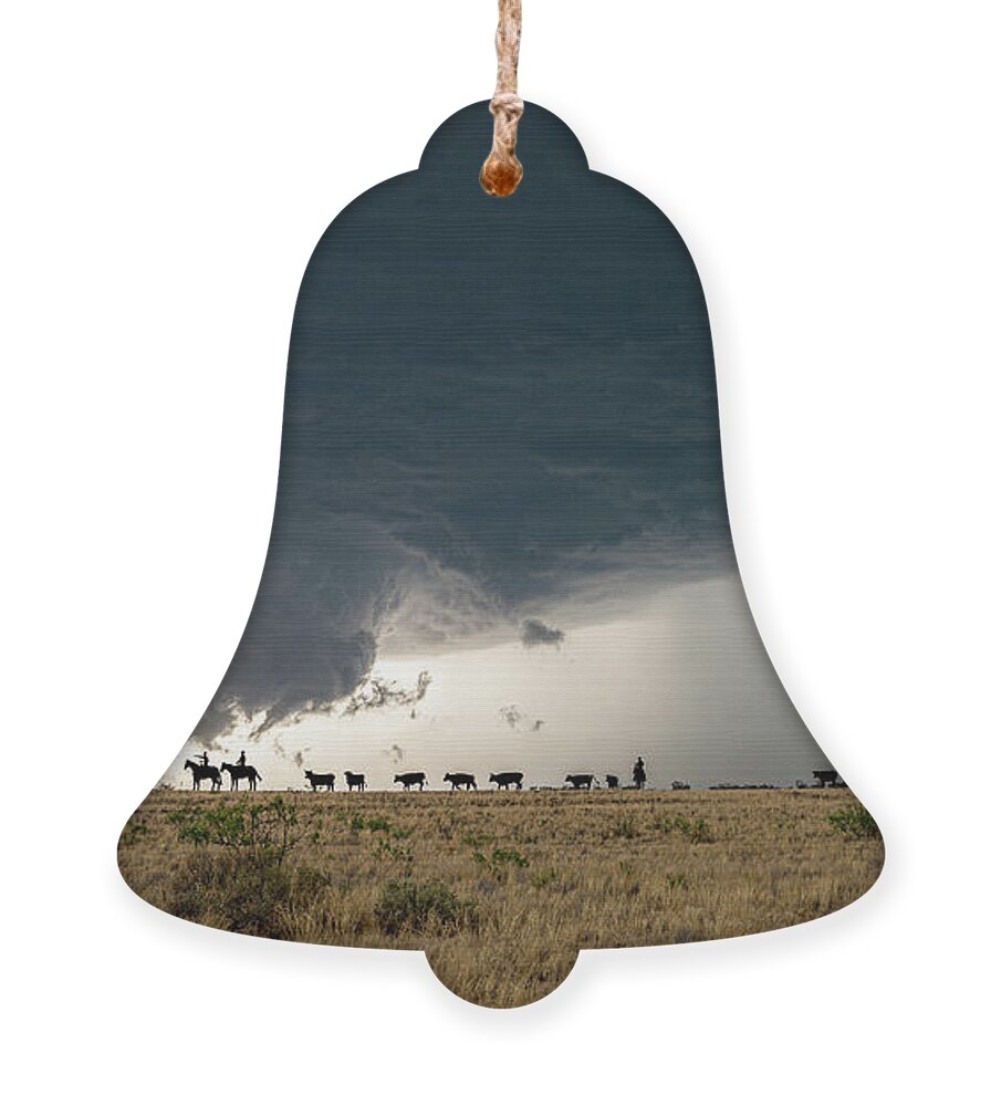 Cowboys Ornament featuring the photograph Explorers by Marcus Hustedde