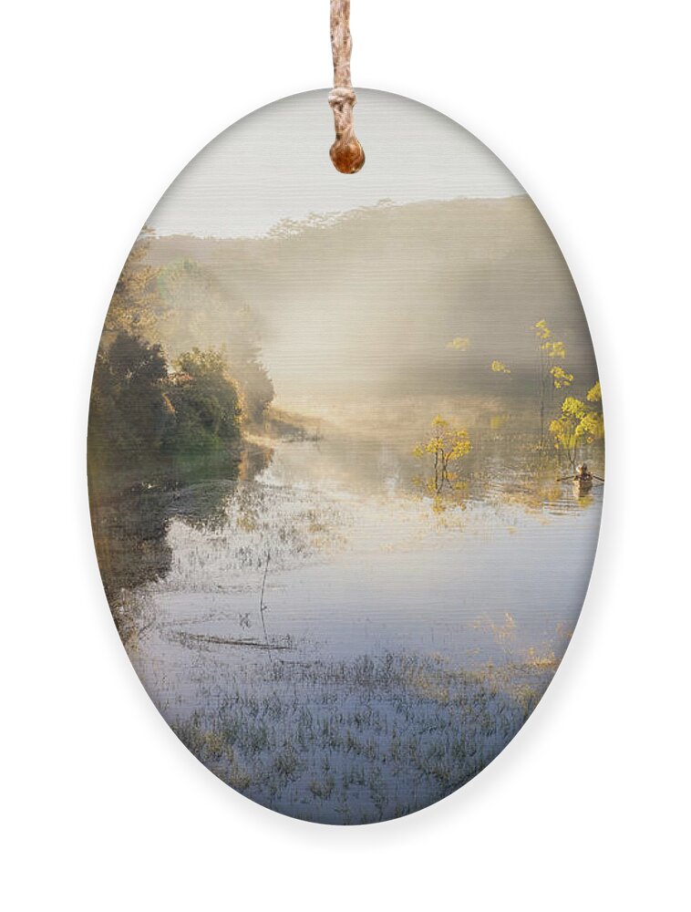 Awesome Ornament featuring the photograph Feelings #2 by Khanh Bui Phu