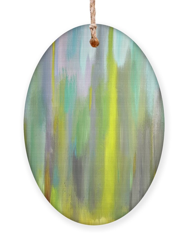 Abstract Ornament featuring the painting Filtered by Stacey Zimmerman