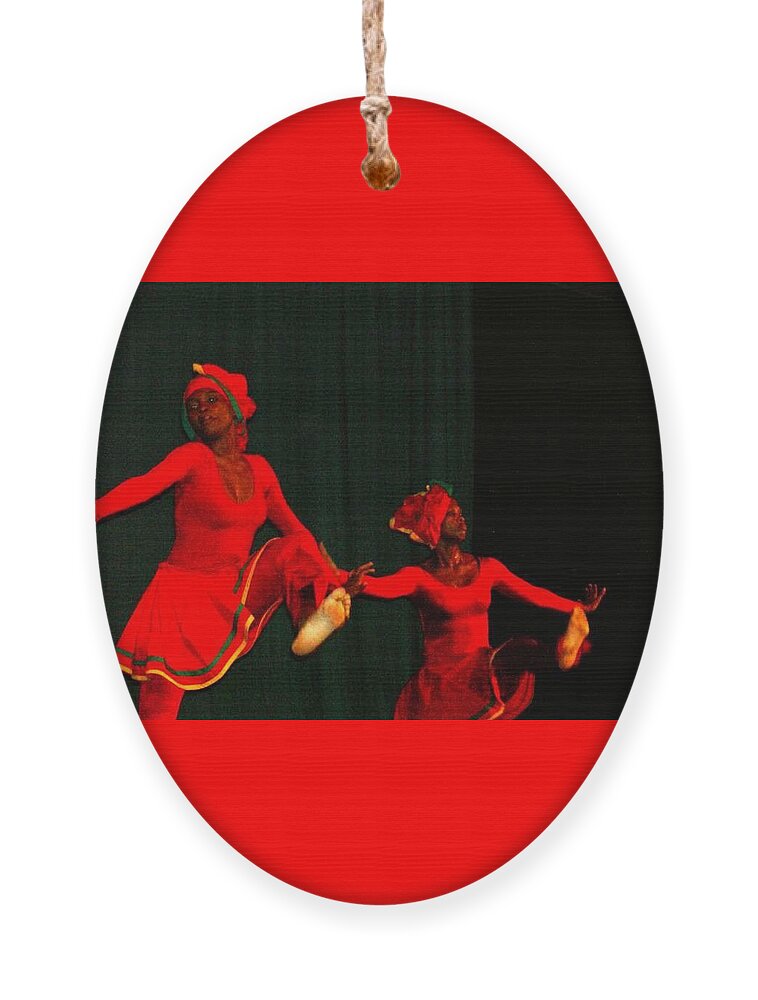 Tivoli Dance Troop Ornament featuring the photograph Fire Walkers by Trevor A Smith
