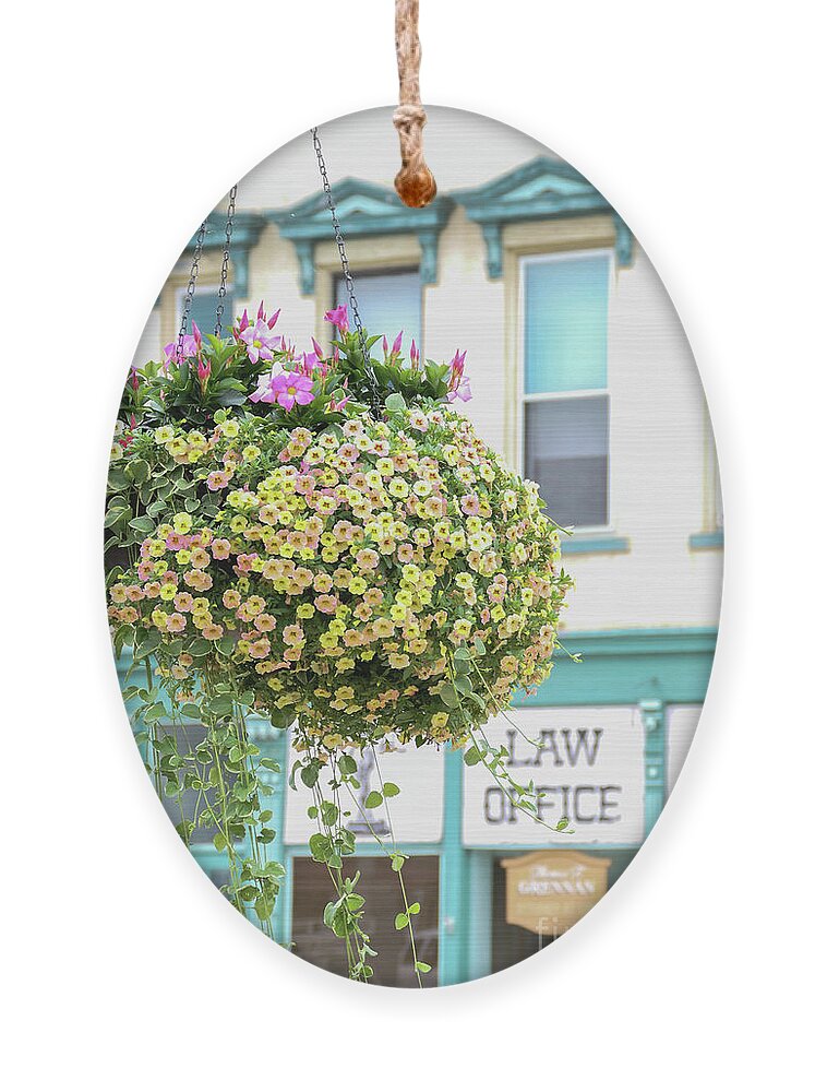 Flowers Ornament featuring the photograph Flowers before the law by Bentley Davis