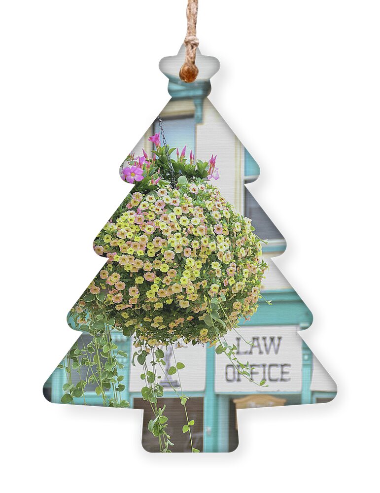 Flowers Ornament featuring the photograph Flowers before the law by Bentley Davis