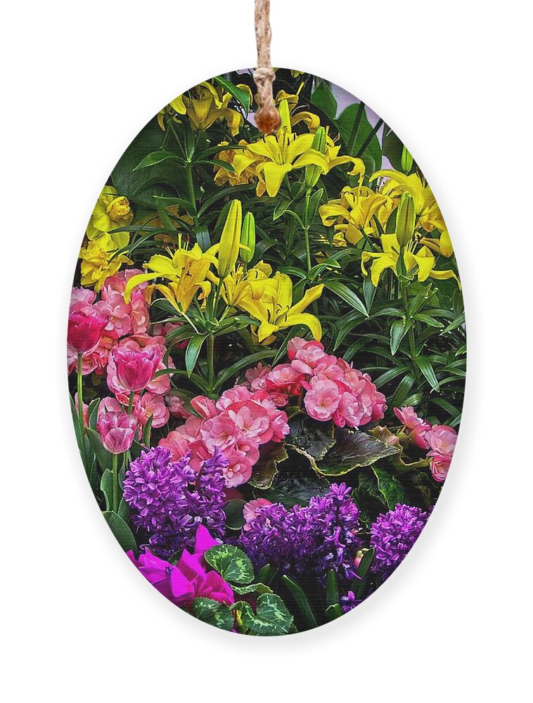 Flowers Ornament featuring the photograph Flowers For You by Allen Nice-Webb