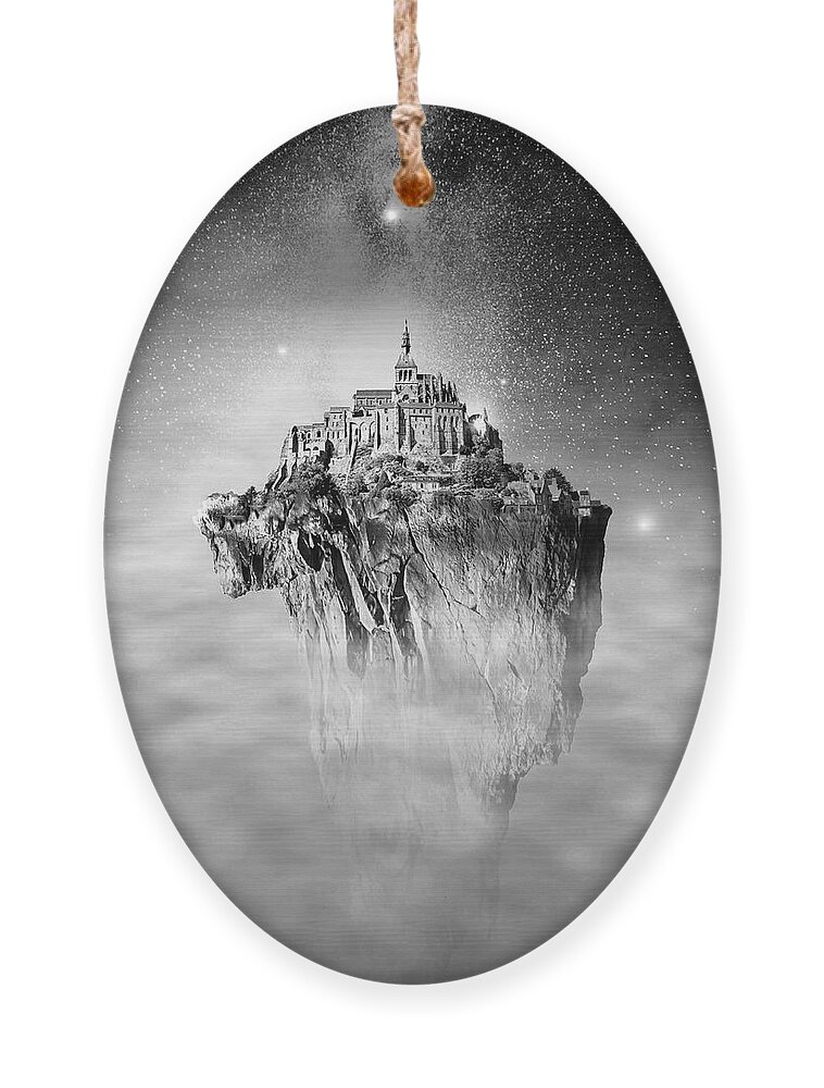 Fine Art Ornament featuring the photograph Flying Castle by Sofie Conte