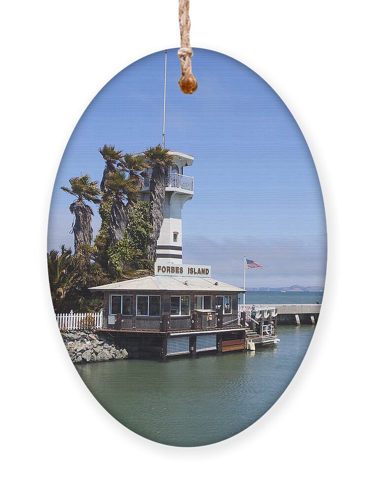  Ornament featuring the photograph Forbes Island by Heather E Harman