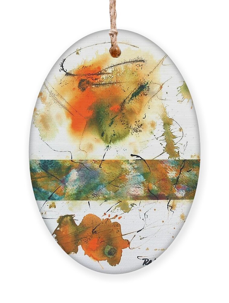 Watercolor Ornament featuring the painting Freed by Dick Richards