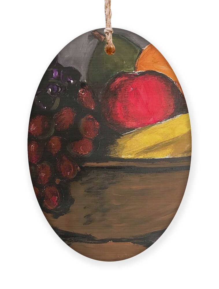  Ornament featuring the pastel Fruit 2 by Angie ONeal