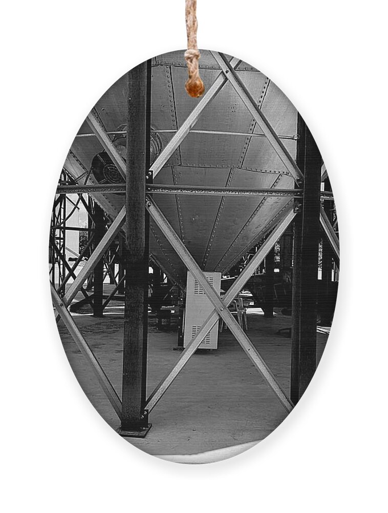Silo Ornament featuring the photograph Geometry On The Farm by Lee Darnell