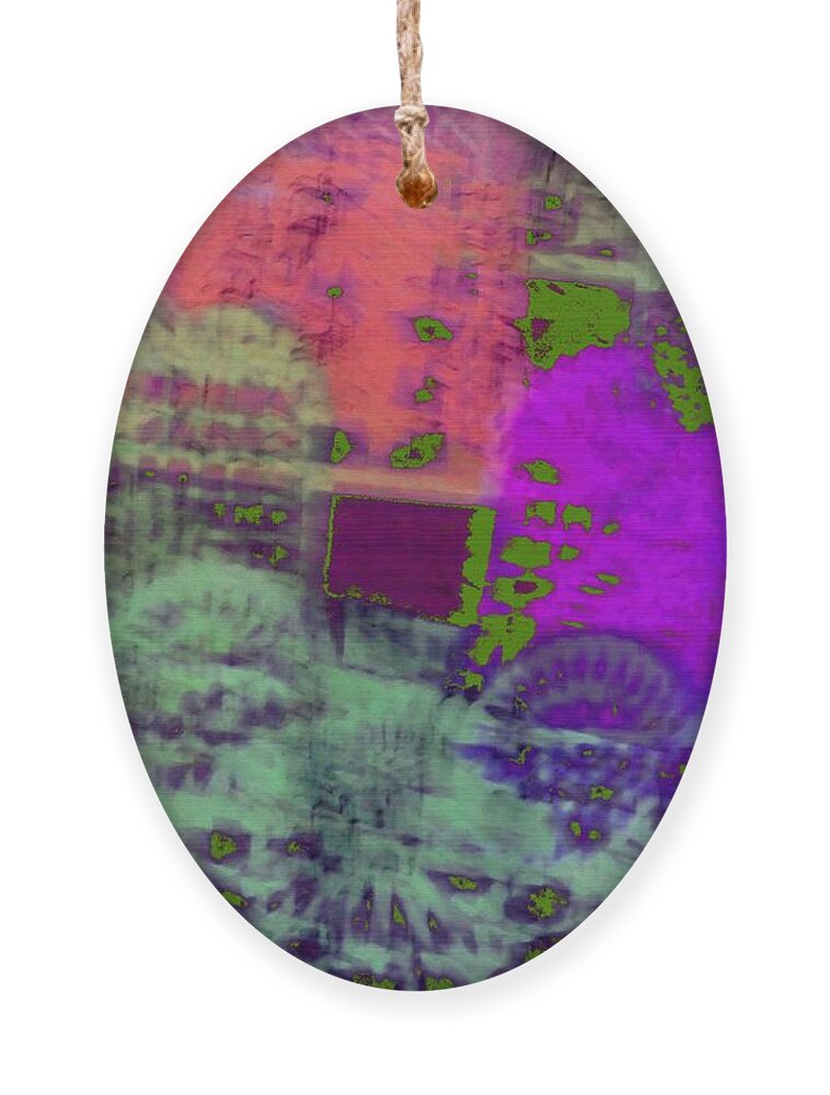 Abstract Ornament featuring the digital art Ghosts of Antiquity by T Oliver
