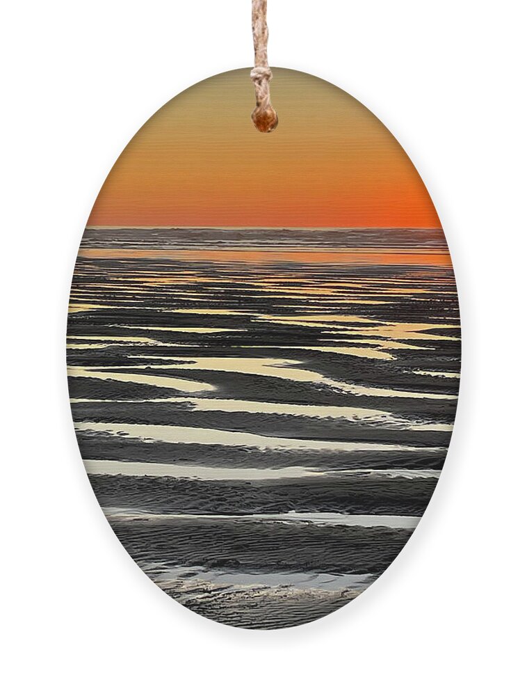 Sunset Ornament featuring the photograph Glorious Fleeting Moments Of Wonder by Tanya Filichkin
