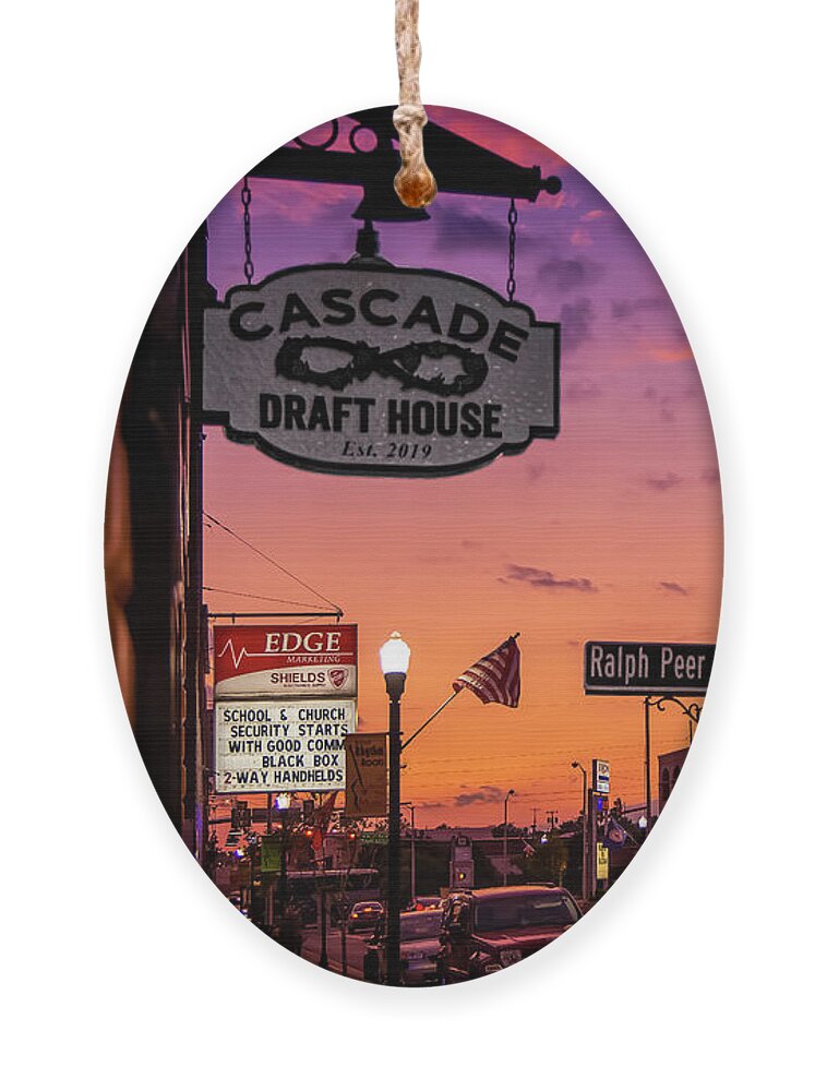 Sunset Ornament featuring the photograph Glorious Sunset on State by Shelia Hunt