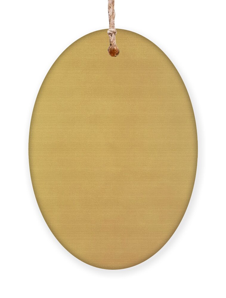 Minimalist Ornament featuring the painting Gold Dust by Tamara Nelson