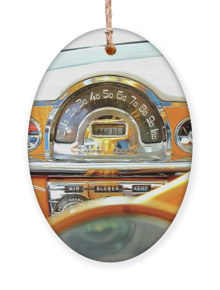 Pontiac Ornament featuring the photograph Golden Dash by Lens Art Photography By Larry Trager