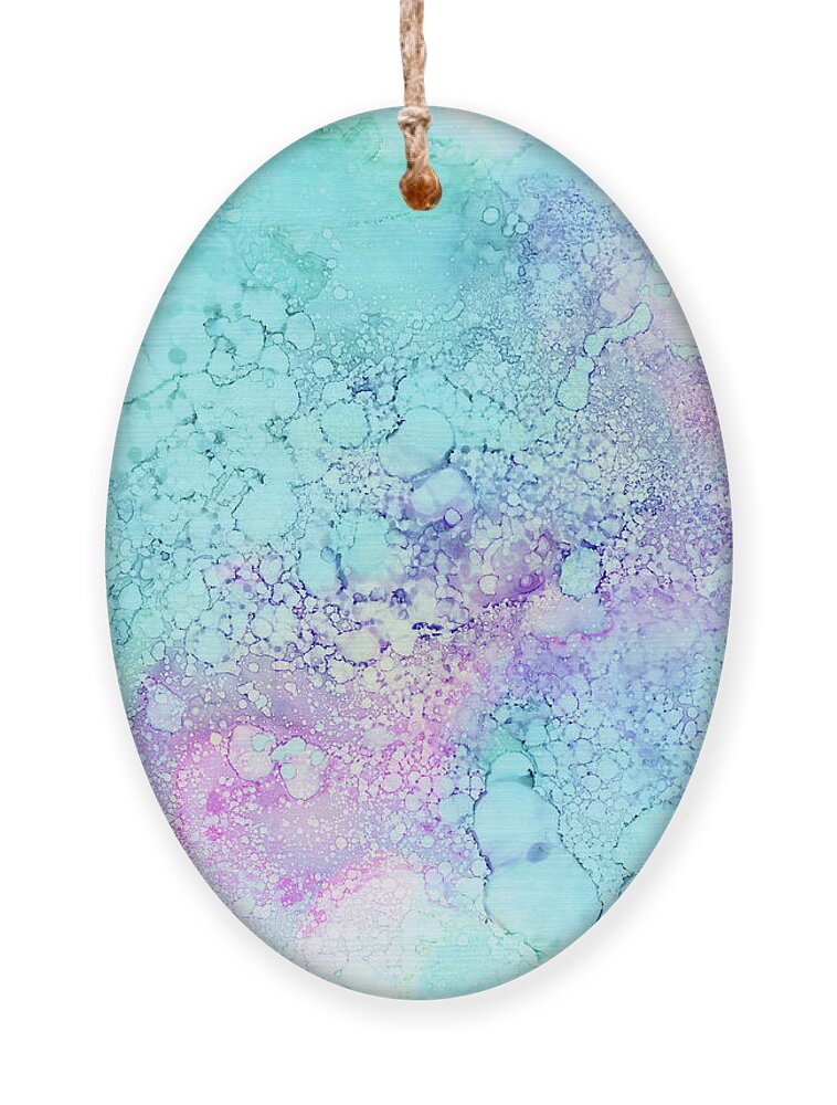 Pink Ornament featuring the painting Grace by Tamara Nelson