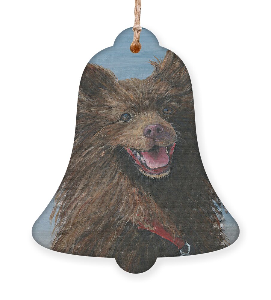 Pet Ornament featuring the painting Grizzly by Darice Machel McGuire